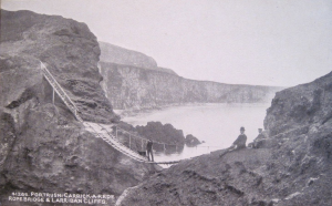 Carrick a Rede ropebridge Photocrom